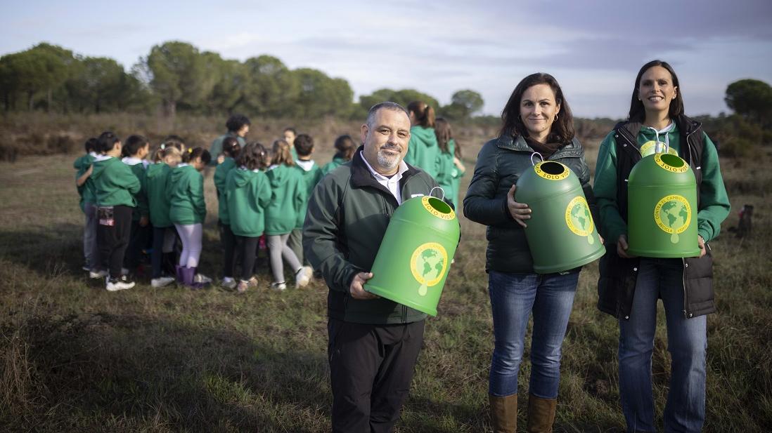 Plantación WWF con la Junta de Andalucía
